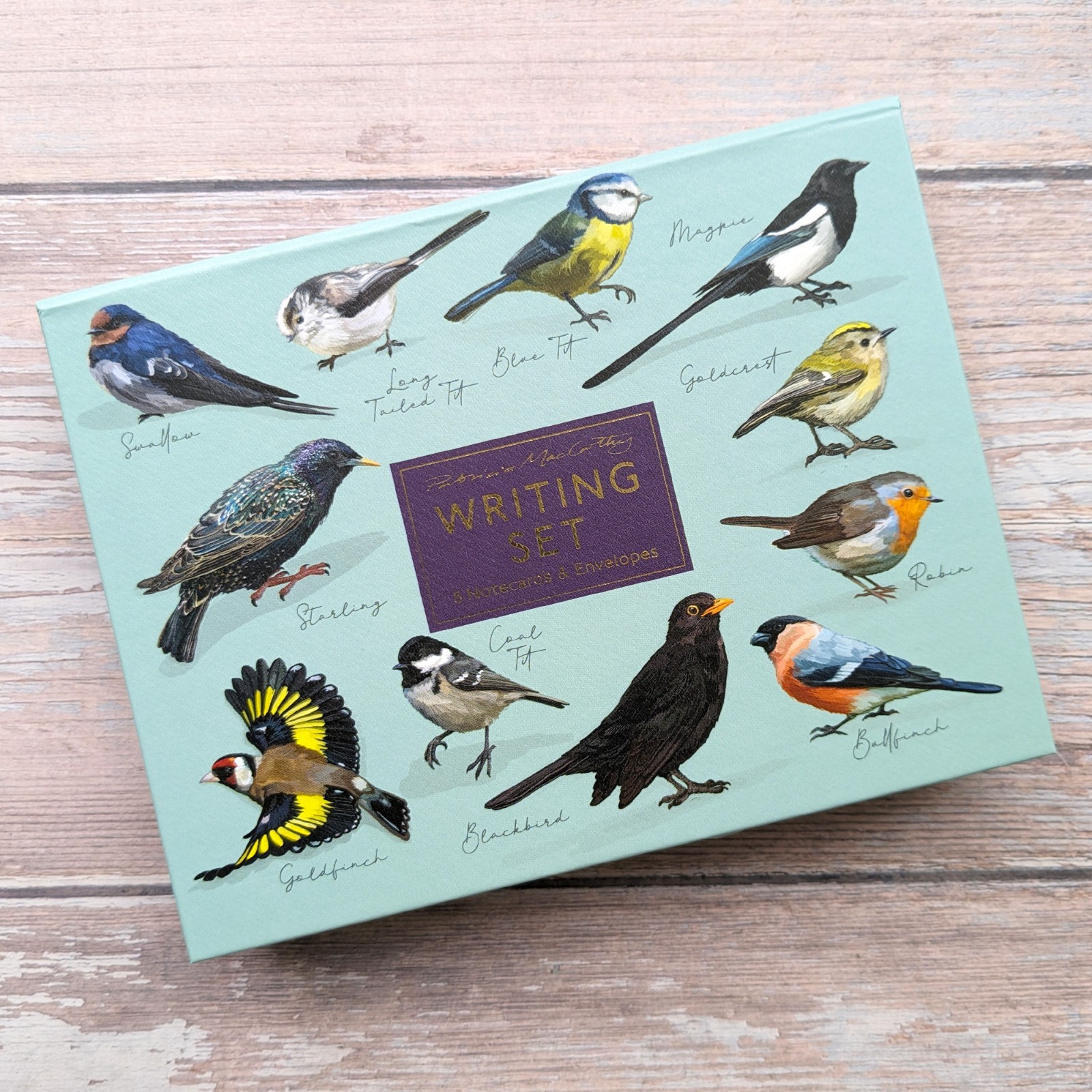 Bird Notecards & Envelopes Set Patricia MacCarthy Boxed Cards Stationery Gift