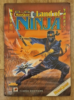 RPG Buch Runequest 3. Edition Land of Ninja von Games Workshop RQ RQ3