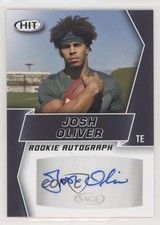 2019 Sage Hit Premier Draft Rookie Auto Black Josh Oliver #A47 Auto 9sn