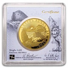 2026 Armenia 1/4 oz Gold 10,000 Dram Noah