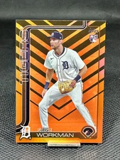 2025 Topps Update  GAGE WORKMAN  RC Holiday Foil  #US118