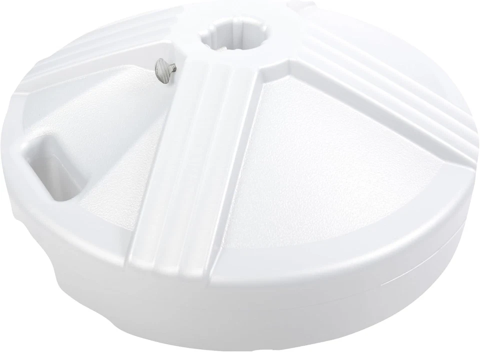 Base de paraguas de patio soporte rellenable de alta resistencia capacidad de 50 libras al aire libre Foto 3 de 4