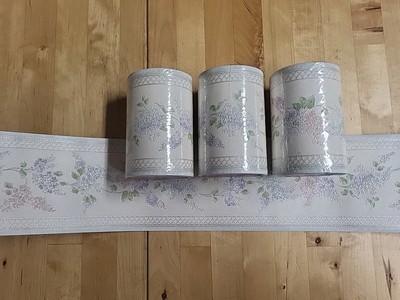  3X A.S. CREATION WALLPAPER  !!BORDER !! FLOWERS SEALED 16.4 FT PER ROLL