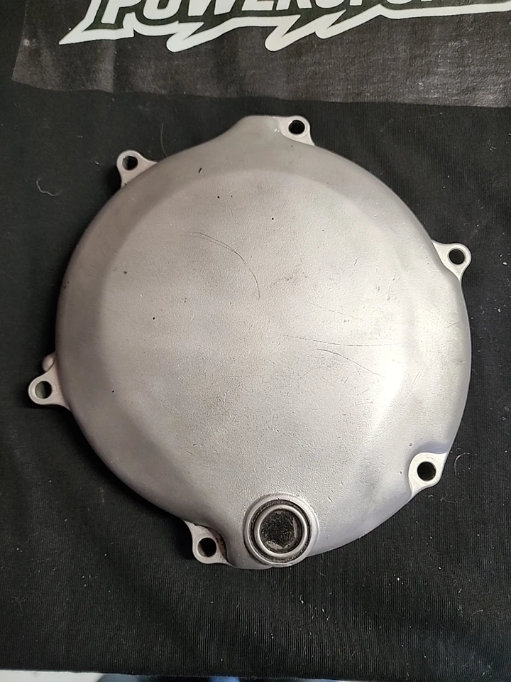 Cubierta de embrague Kawasaki KX125 14032-1492 1994-1997 OEM carcasa de aluminio limpia Foto 2 de 4
