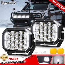 2x 7 Inch 230w Led Driving Work Lights Rectangle Spotlight Drl For Offroad Suv 2x 7 Inch 230w Led Driving Work Lights Rectangle Spotlight Drl For Offroad Suv
