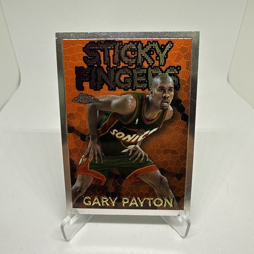 Gary Payton #16 1996 Topps Chrome Season's Best card