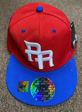 WBC WORLD BASEBALL CLASSICS PUERTO RICO RED BLUE SNAPBACK HAT ADULT SIZE L@@K