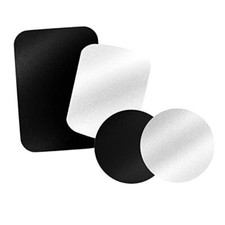 Metal Plate for Magnetic Car Mount 4 Pack Disc with 3M Adhesive Compatible