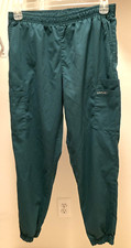 UA Flex Green Elastic Waist Ankle 6 Pocket Scrub Pants Size L
