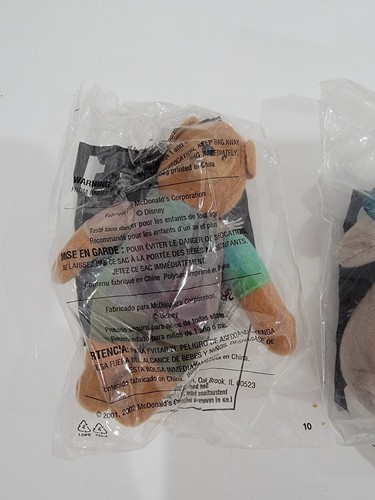 2001-02 McDonald’s Disney Happy Meal Toys COUNTRY BEARS All 8 Sealed complete - Picture 5 of 16