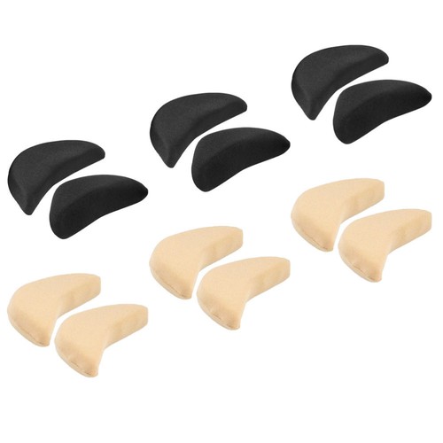6 Pairs Toe Plug Shoe Sole Inserts for Women Sponge Shoes Insole Women's - Imagen 3 de 12