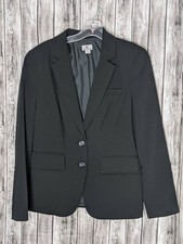 Women's Black Worthington Two Button Blazer Jacket NWOT Size 8