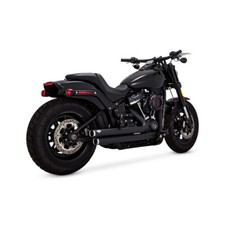 Vance Hines Bigshots Staggered PCX Auspuff schwarz für Harley Softail 18-20
