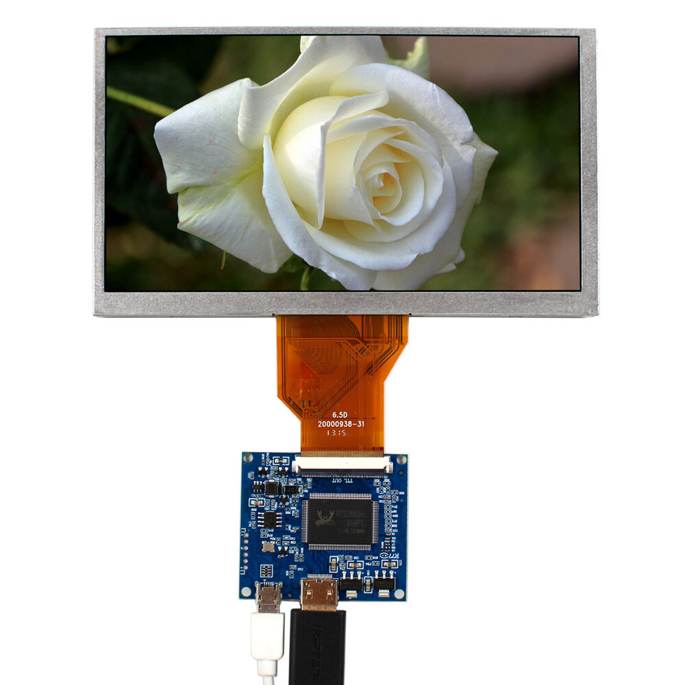 6.5"" AT065TN14 800X480 TFT-LCD Display Panel with DIY Driver Board kit Mini HD