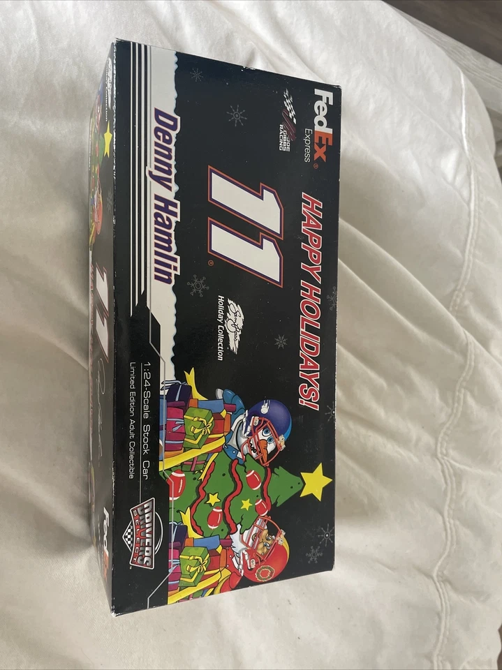 Denny Hamlin Sam Bass Holiday 2007 1:24 diecast autografiado Foto 2 de 4