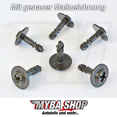 KIT Viti Sottoscocca Motore KIMISS MC3003 – 25 Pezzi Di Fissaggio Per Paraspruzzi E Protezione Motore – Compatibile Con Classe C W203 W204 CL203