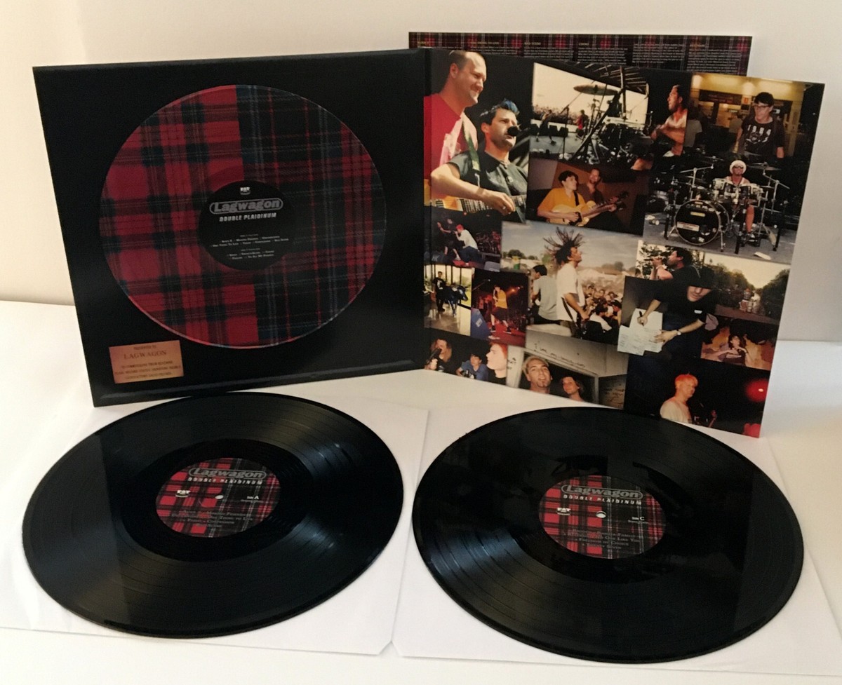 LAGWAGON double plaidinum x2 LP Vinyl Record w/ fold-out