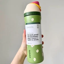 Owala 24 oz. Darling Daisy UO Exclusive FreeSip Stainless Steel Water Bottle NEW