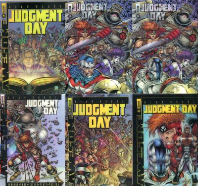 Judgement Day Clearchrome Chase Card Set 6 Cards Comic Images 1997
