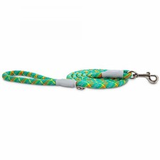 Good2Go Reflective Braided Rope Leash in Turquoise, 6 ft. By: Good2Go