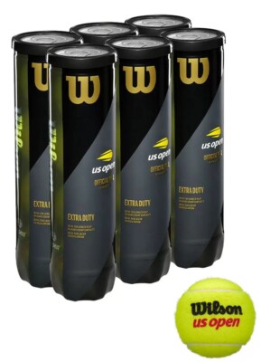 Wilson US Open Tennis Premium Bounce Official Match robuste Bälle Multipack