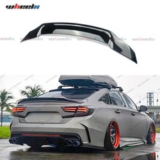 For 2018-2022 Honda Accord Jdm V2 High Kick Glossy Black Duckbill Trunk Spoiler