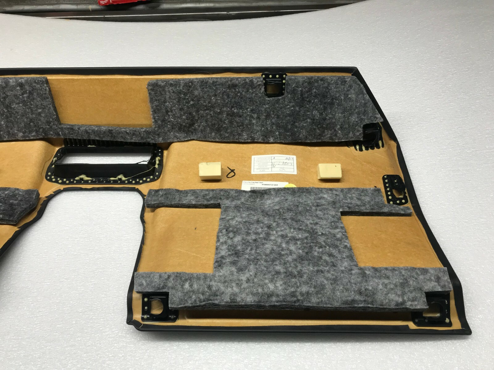 LAMBORGHINI HURACAN LP580 LP610 INTERIOR REAR LINING COVER PANEL OEM 4T0868571D
