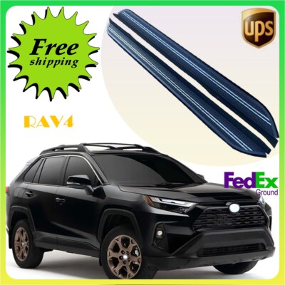 Passt für RAV4 2019-2023 2024 2PCS Fixed Running Board Side Step Pedal Nerf Bar