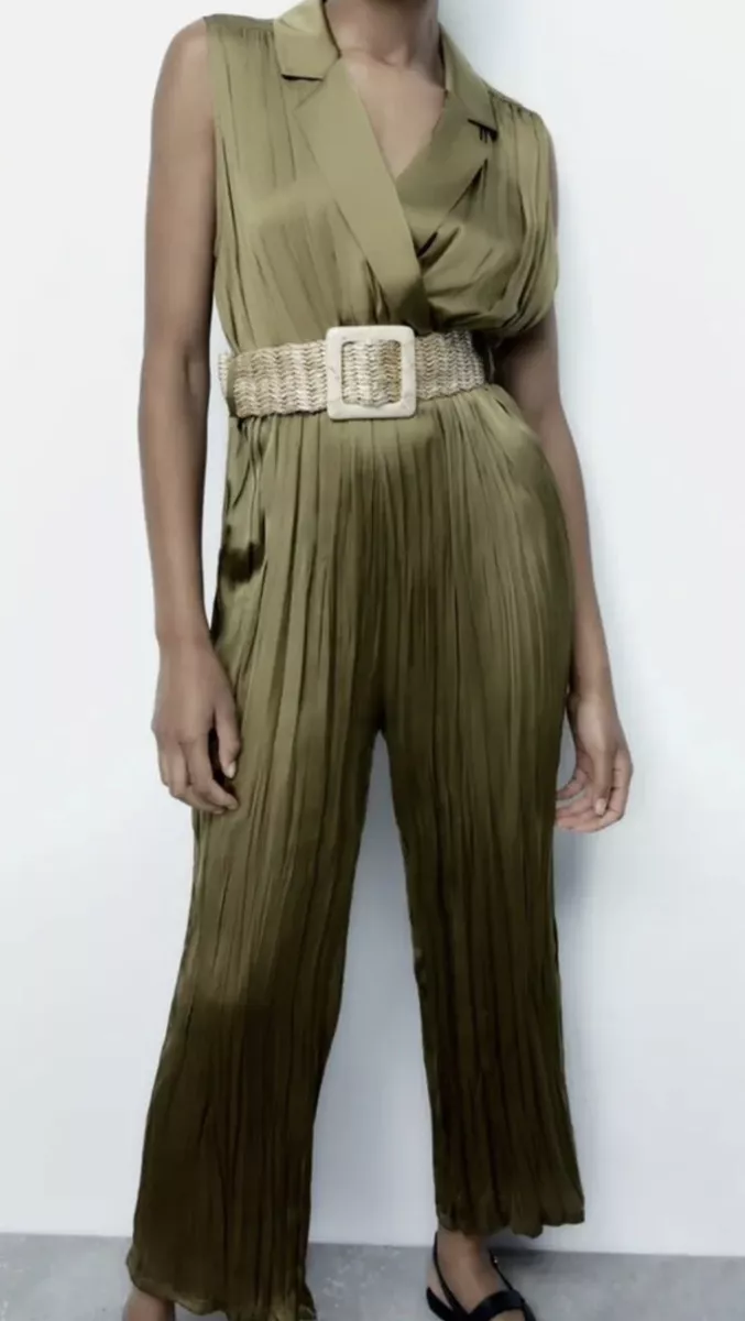 Icône Belted flowy jumpsuit - ShopStyle