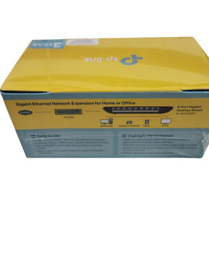 TP-Link TL-SG1008D 8-Port Gigabit Desktop Switch für Haus und Büro Netzwerke