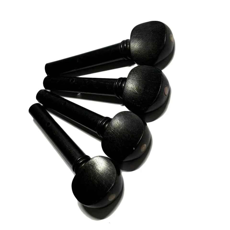 Violin Ebony Pegs Peg fit 1/4 Size String w/ Parisan Eye Pegs Hole Drilled - Image 2 of 4