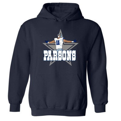 Micah Parsons Logo jersey Hooded Sweatshirt Hoodie