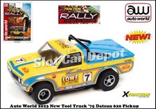 Auto World 2023 Rel. 3 Rally World Stage ' 75 Datsun 620 Pickup Fits AFX SC393