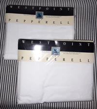 NWT NIP SEALED UNOPENED 1 VTG WESTPOINT PEPPERELL WHITE TWIN FLAT SHEET -2 AVAIL