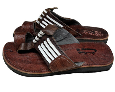 VINTAGE MAURI? GANDHI SANDALS MEN SZ WOMEN SZ EXOTIC LEATHER