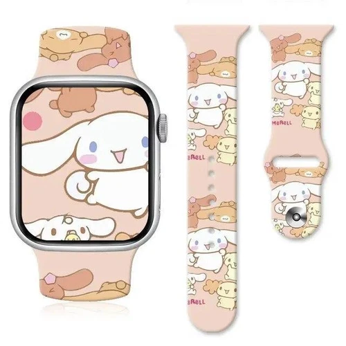 Anime Sannrio My Melody Cinnamoroll Kuromi Uhrenarmband für Apple Watch 8765 Stra - Bild 54 von 58