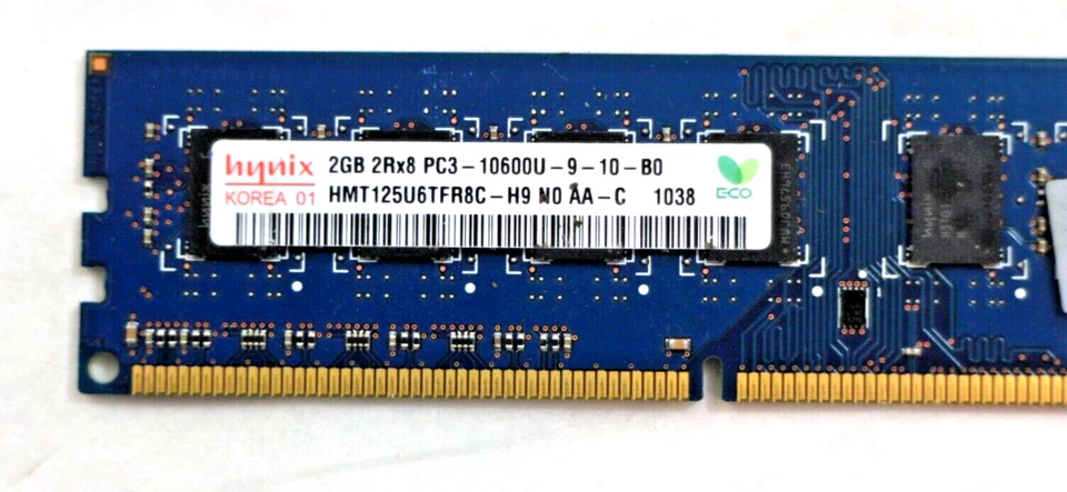 HMT125U6TFR8C-H9 Hynix 2GB PC3-10600 DDR3-1333MHz non-ECC Unbuffered CL9 240-Pin - Image 2 of 4