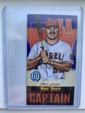 2021 Topps Gypsy Queen Mike Trout Captain Minis Insert Indigo Parallel #121/250