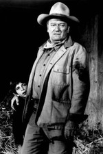 Foto antigua del actor John Wayne como Jacob McCandles en Big Jake 1971