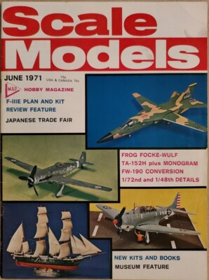 Scale Models Magazine - June through December 1971