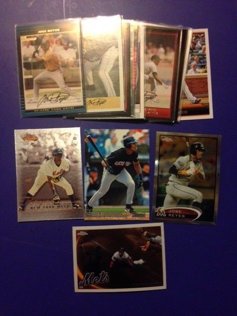 Jose Reyes Baseball Card Lot--15 Different Cards--All Major Brands