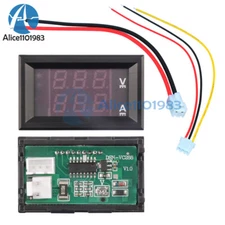 10PCS 100V 10A Dual LED DC Digital Display Ammeter Voltmeter Amp Volt Meter