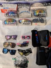 13 NEW USA Sport sunglasses, 2 Liberty Sport Rec Specs, black cords