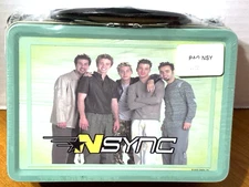 NSYNC Metal Lunchbox Purse Handle and Strap Aqua Green 2000 Official NEW VTG