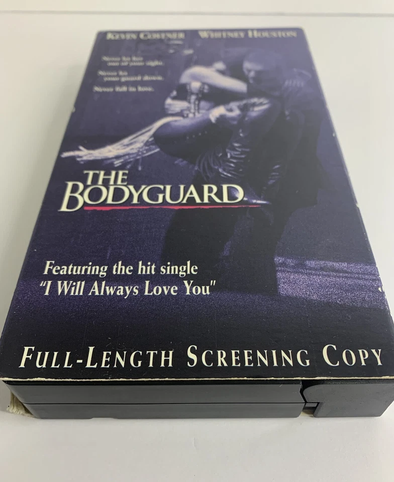 The Bodyguard Full Length Screening Copy Screener VHS Video Tape VERY RARE! Foto 4 de 4