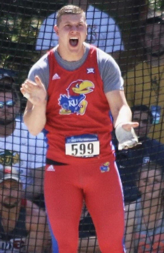 Men's Adidas Kansas Jayhawks Spandex Compression Pants Spandex Tights Small - Image 2 of 3