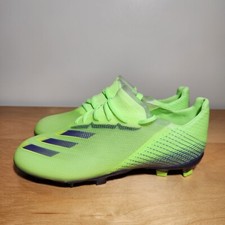 Men Sz 4 - Adidas X GHOSTED.1 FG J Soccer Cleats x Neon Green EG8180 New
