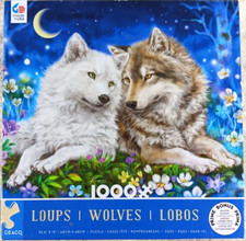 Wolves 1000 Piece Jigsaw Puzzle with Poster by Ceaco