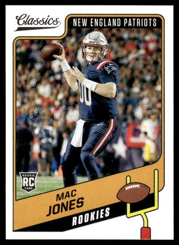 Mac Jones [Blue Back] #156 2021 Panini Classics card