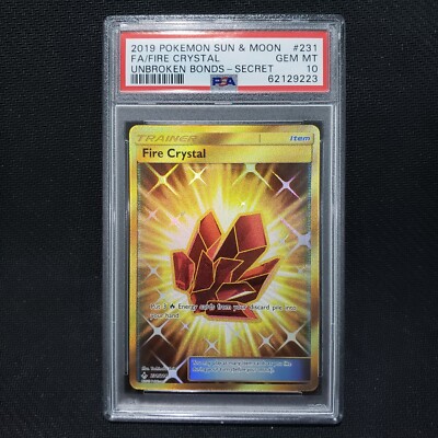2019 Pokemon: FIRE CRYSTAL 231/214 - Gold [Unbroken Bonds 2019 Pokemon: FIRE CRYSTAL 231/214 - Gold [Unbroken Bonds